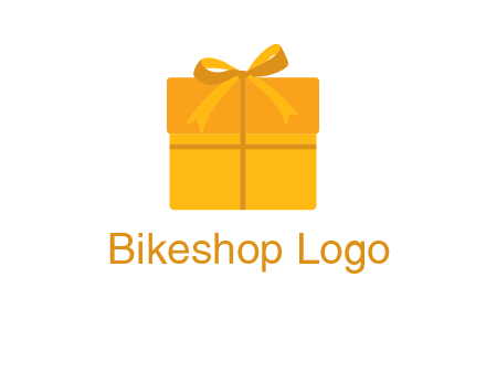 present box with bow on top icon