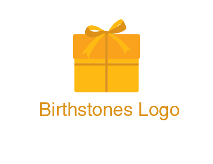 present box with bow on top icon