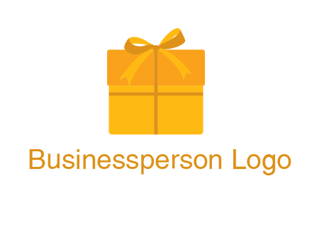 present box with bow on top icon