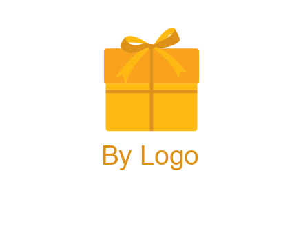 present box with bow on top icon
