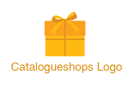 present box with bow on top icon