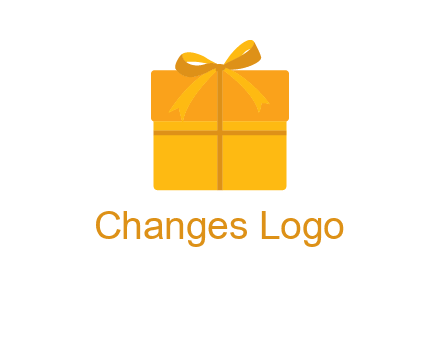 present box with bow on top icon