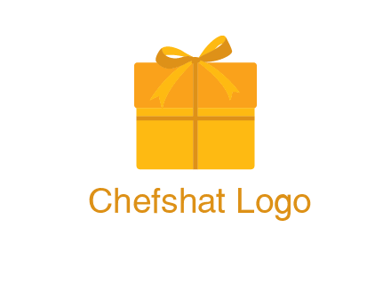 present box with bow on top icon