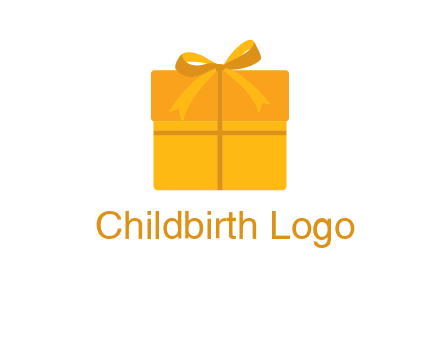 present box with bow on top icon