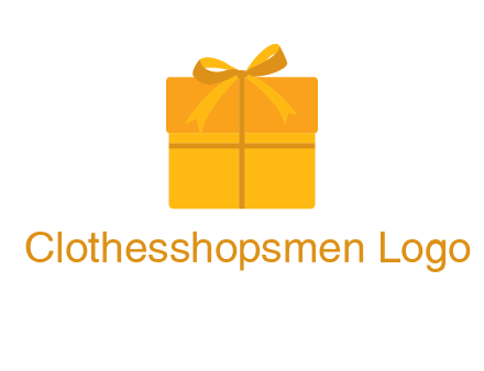 present box with bow on top icon