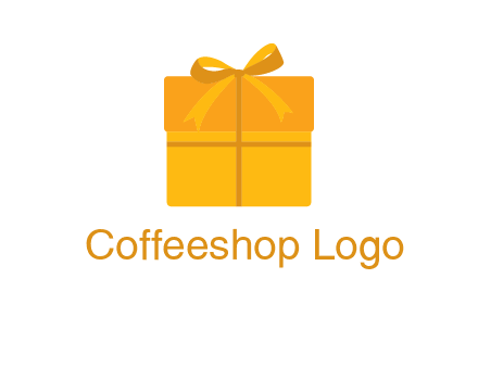 present box with bow on top icon