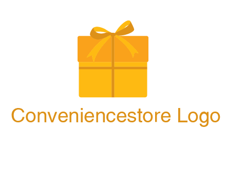 present box with bow on top icon