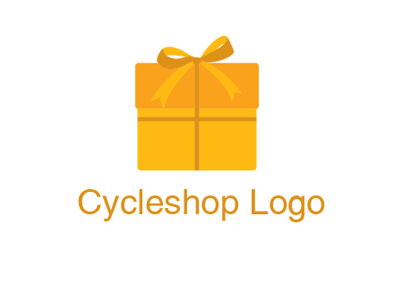 present box with bow on top icon