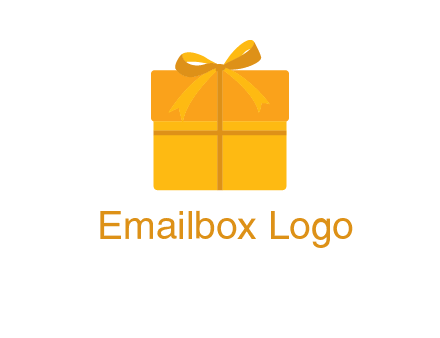 present box with bow on top icon