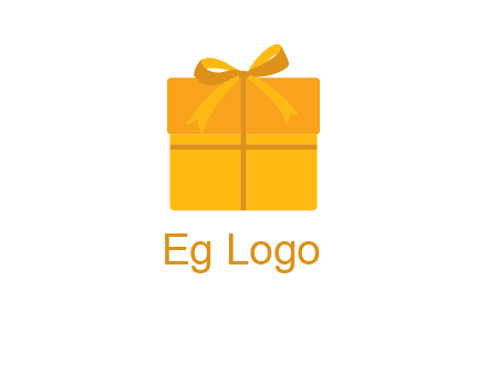 present box with bow on top icon