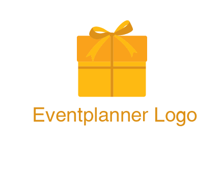 present box with bow on top icon