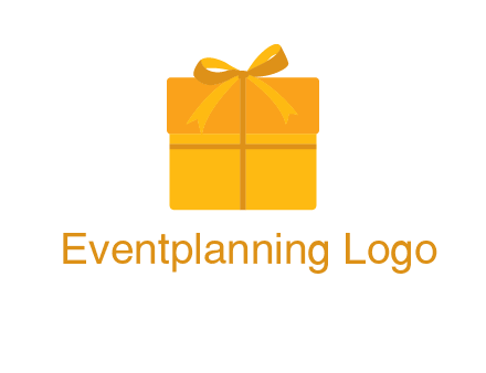 present box with bow on top icon