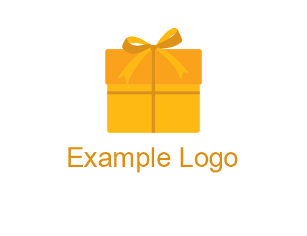 present box with bow on top icon