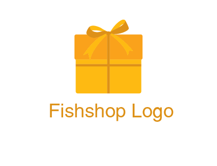 present box with bow on top icon