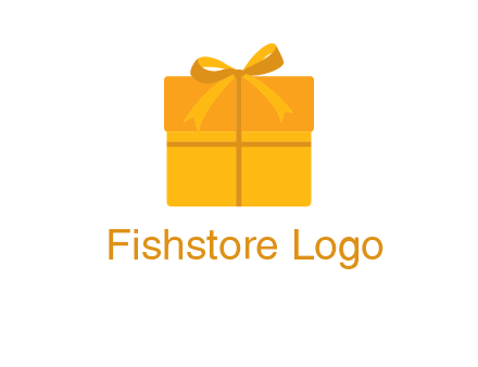 present box with bow on top icon