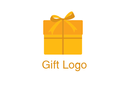 present box with bow on top icon