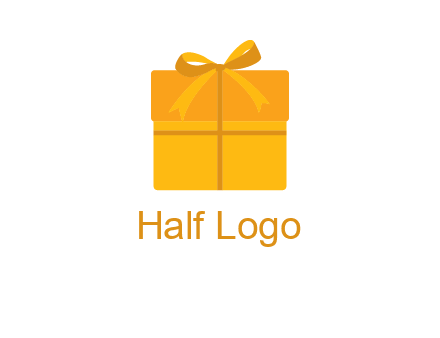 present box with bow on top icon