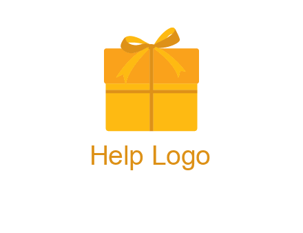 present box with bow on top icon