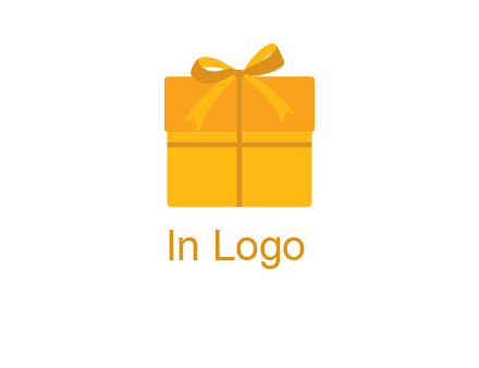 present box with bow on top icon