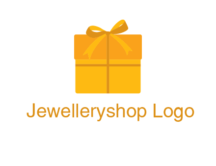 present box with bow on top icon