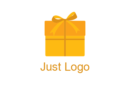 present box with bow on top icon