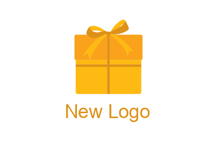 present box with bow on top icon