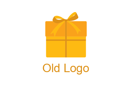 present box with bow on top icon
