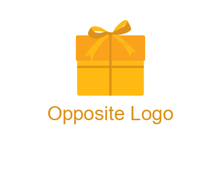 present box with bow on top icon