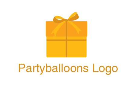 present box with bow on top icon