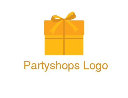 present box with bow on top icon