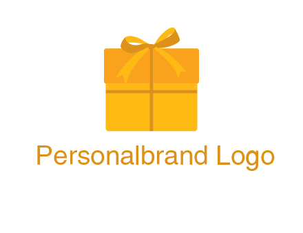 present box with bow on top icon