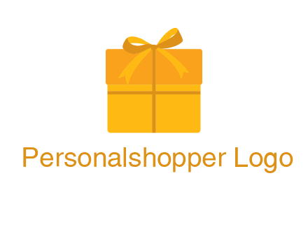 present box with bow on top icon