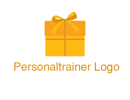 present box with bow on top icon