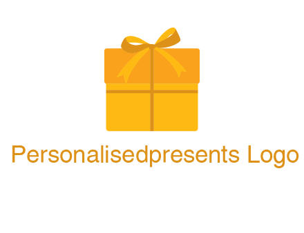 present box with bow on top icon