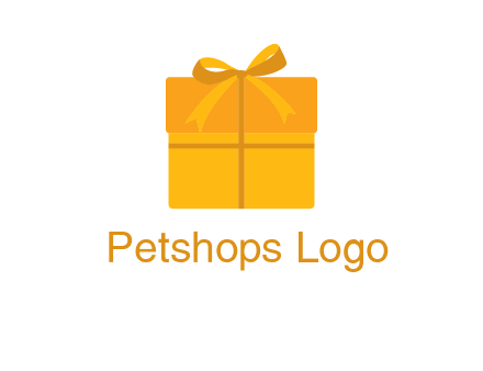 present box with bow on top icon