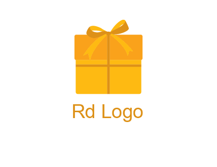 present box with bow on top icon