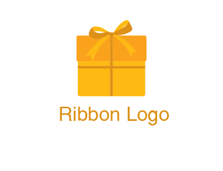 present box with bow on top icon