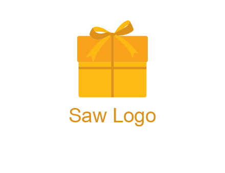 present box with bow on top icon