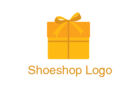 present box with bow on top icon