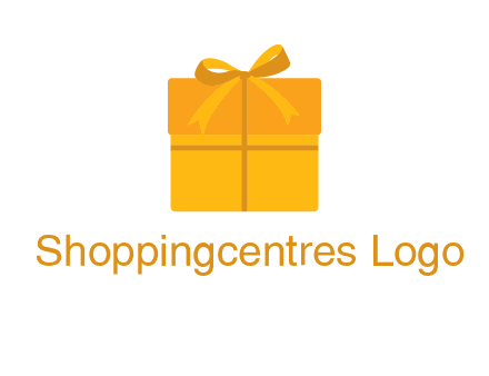 present box with bow on top icon