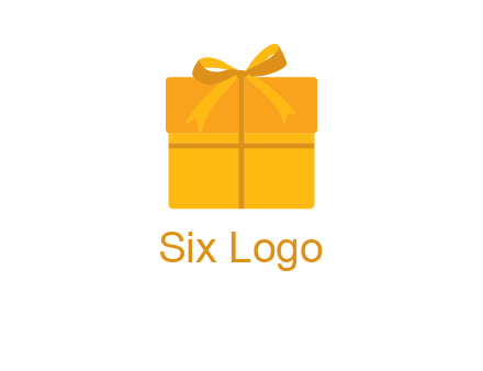 present box with bow on top icon