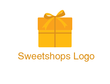 present box with bow on top icon