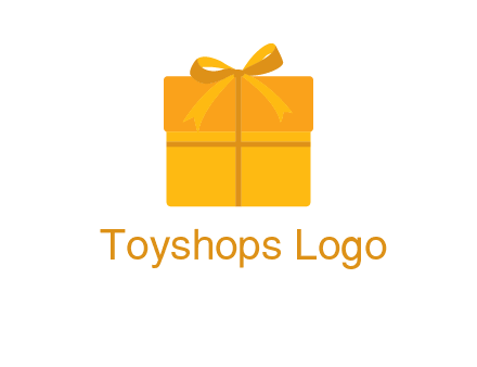 present box with bow on top icon