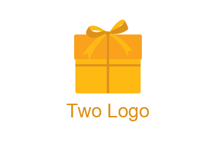 present box with bow on top icon