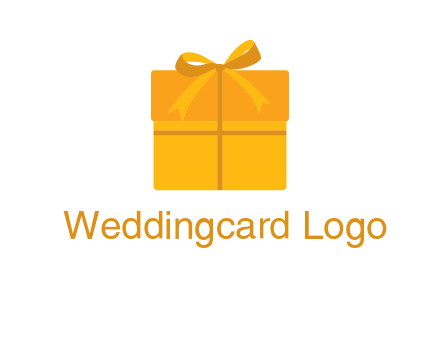 present box with bow on top icon