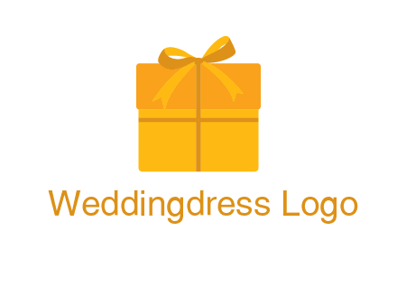 present box with bow on top icon