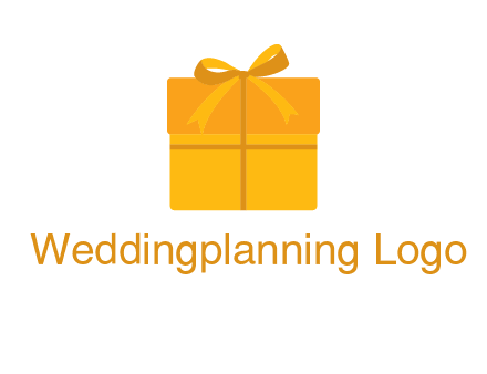 present box with bow on top icon