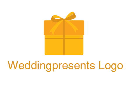 present box with bow on top icon