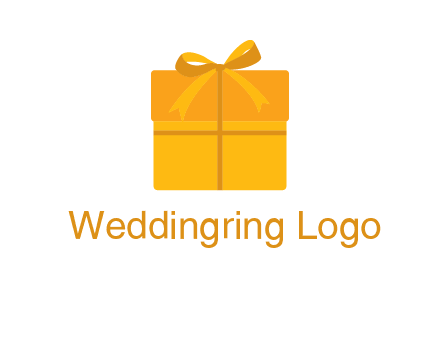 present box with bow on top icon