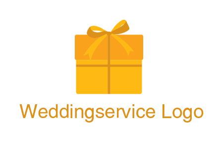 present box with bow on top icon